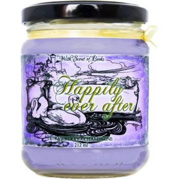 With Scent of Books Ароматна свещ - Happily ever after, 212 ml (HAPPILY EVER AFTER 212 ml)