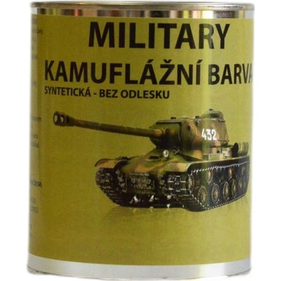 U PEPÁNKA s.r.o. KAMUFLÁŽNÍ BARVY MILITARY se strukturou polní úprava, syntetická 0,5kg Odstin: RAL 6014