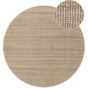 Hanse Home Кръгъл килим от юта в кафяво-сив цвят ø 200 cm Bouclé Jaipur - Hanse Home (105975-200)