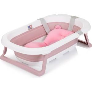 Chipolino Сгъваема вана с мрежа Исла (81см)-розова (vkisl0242pi)