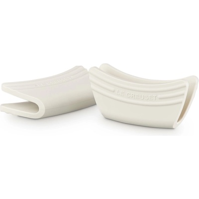 Le Creuset Ръкавица за фурна до тенджера за готвене 12 cm, комплект от 2 бр. , MERINGUE, силикон, Le Creuset (LECR42813007160000)