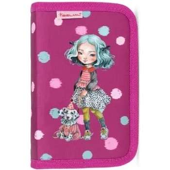 Belmil Ученически несесер Black&White Miia Dotty - Belmil