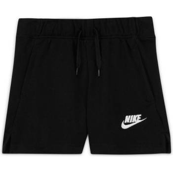 Nike Детски къси панталони Nike Sportswear Club Big Kids' (Girls') French Terry Shorts - Black/White