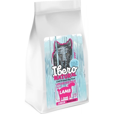 Ibero Natural Cold Pressed Junior Dog Medium & Maxi Lamb 15 kg