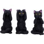 Nemesis Now Комплект статуетки Nemesis Now Adult: Humor - Three Wise Felines, 8 cm (U4802P9)
