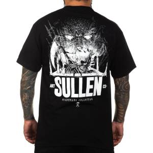 SULLEN мъжка тениска sullen - nightmare collective - ЧЕРНО - scm5286_bk