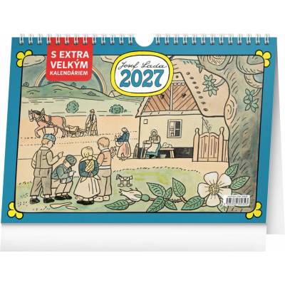 NOTIQUE stolní s extra velkým kalendáriem Josef Lada 30 × 21 cm 2027