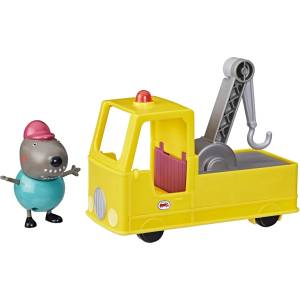 Hasbro Детска играчка Hasbro Peppa Pig - Камионът за теглене на дядо куче, с фигурка (F9519)