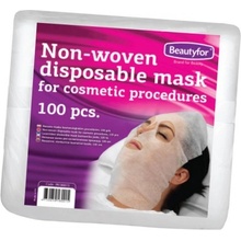 Beautyfor jednorazová maska z netkanej textílie 100 ks