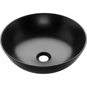 INVENA Мивка за плот Invena Dokos 40 см, матово черна (CE-19-005-C)