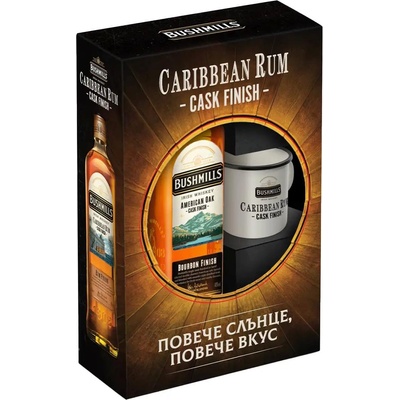 Bushmills Бушмилс Карибски Ром + Чаша