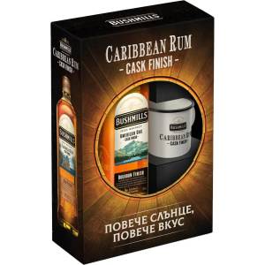 Bushmills Бушмилс Карибски Ром + Чаша