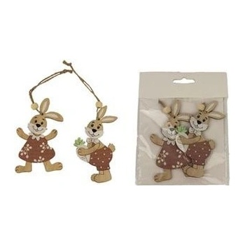 Zajac na zavesenie, 4 ks D4041-18