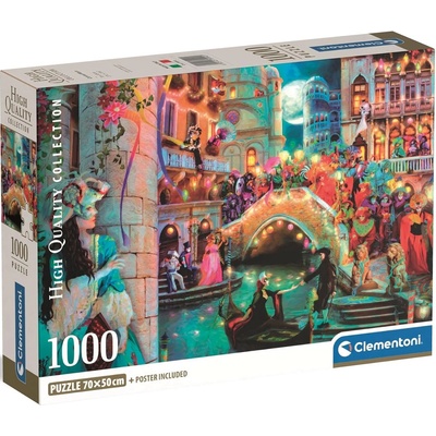 Clementoni Пъзел Clementoni от 1000 части - Карнавална луна (39990)