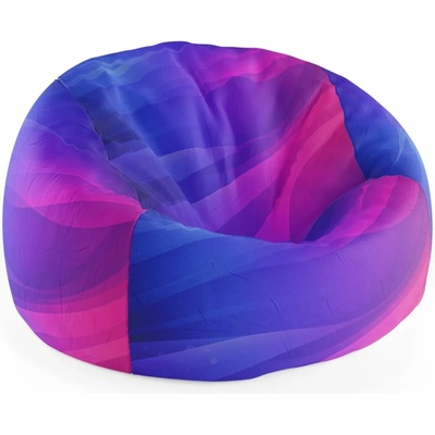 Sablio Cocoon sedací vak s potiskem 115 x 75 x 45 cm