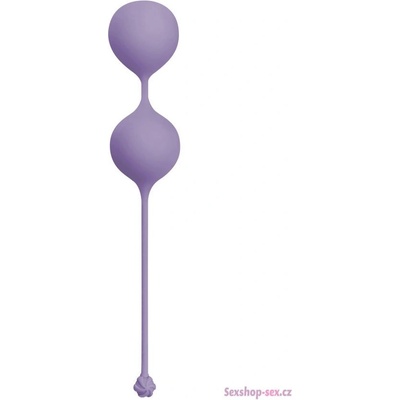 Lola Games Love Story Venušiny kuličky The Firebird Lavender Sunset, silikonové Kegelovy kuličky 19 cm x 3,4 cm