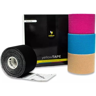 Zarys YellowTape Kineziologický tejp mix barev 5 cm x 5 m 4 ks