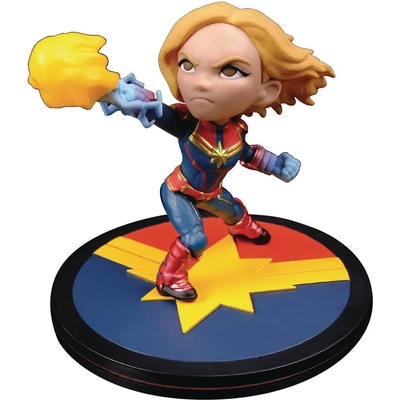 Quantum Mechanix Фигура Q-Fig Marvel: Captain Marvel - Fight, 9 cm