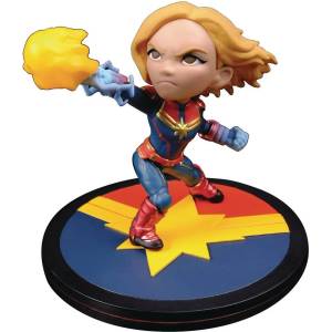 Quantum Mechanix Фигура Q-Fig Marvel: Captain Marvel - Fight, 9 cm