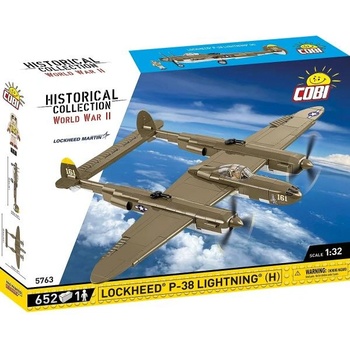 COBI Американски изтребител-бомбардировач Lockheed P-38 Lightning H COBI 5763 - World (COBI-5763)