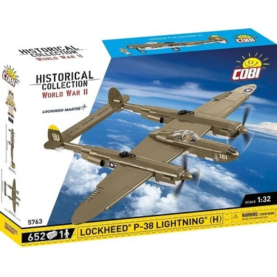 COBI Американски изтребител-бомбардировач Lockheed P-38 Lightning H COBI 5763 - World