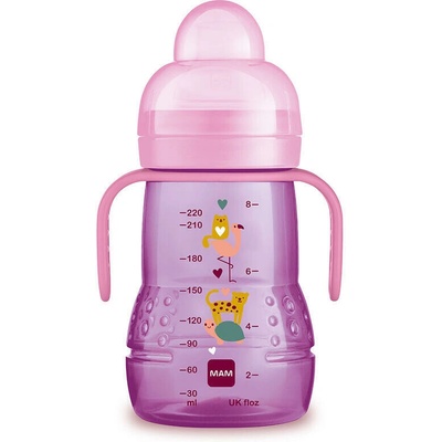 MAM hrnček trainer 220 ml fialová