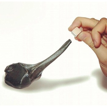 Inteligentní plastelína modrá magnetická