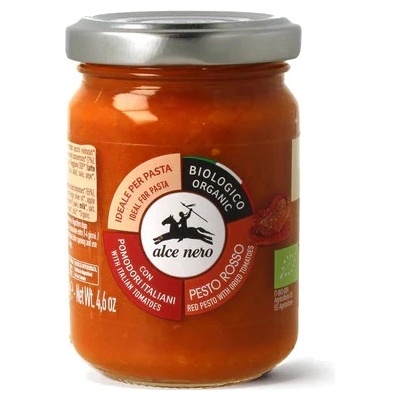 Alce nero BIO Pesto Rosso Červené rajčatové pesto 130 g