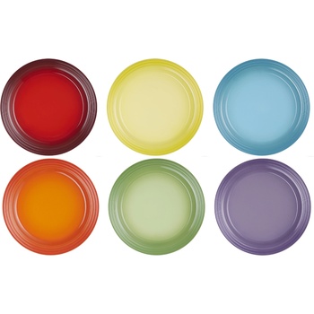 Le Creuset Чинии от каменна керамика Le Creuset Rainbow 27 см цветни 6 бр (79364278358006)