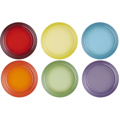Le Creuset Чинии от каменна керамика Le Creuset Rainbow 27 см цветни 6 бр (79364278358006)