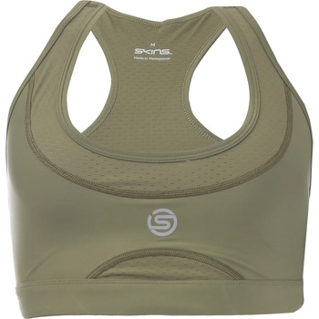 Image 1 of Skins Women's Elite Medium Impact Sports Bra - Khaki