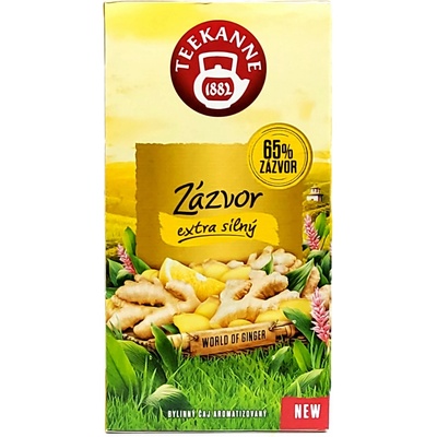 TEEKANNE WOG ZÁZVOR Extra silný bylinný čaj 20 x 1,75 g