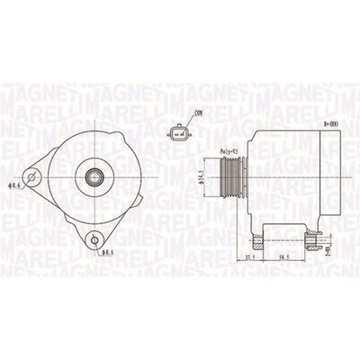 Generátor MAGNETI MARELLI 063731860010