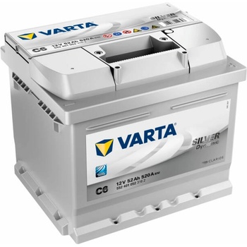 Image 1 of VARTA C6 Silver Dynamic 52Ah EN 520A right+ (552 401 052 3162)