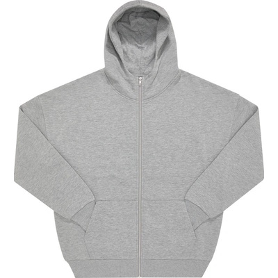 B&C mikina s kapucí B&C Influence Zip Hood na zip těžká unisex COT01IZ0362000 sport grey