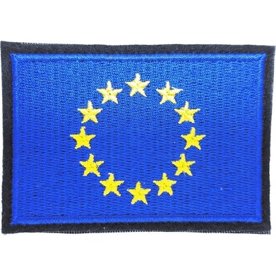 Nášivka vlajka "Evropská unie" 7,5x5cm se SZ - modrá