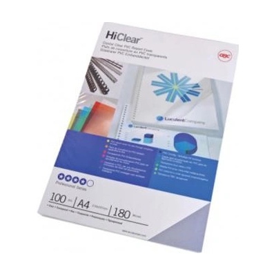 Plastové obálky GBC HiClear A4 150 mic číre 100 ks