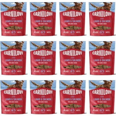 CARNILOVE Dog Jerky Lamb with Salmon 12 x 100 g