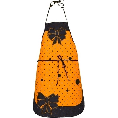 Forbyt Zástěra kuchyňská Madam oranžová