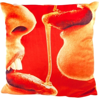 Seletti Vankúš Toiletpaper Honey 50x50