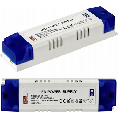 BERGE Zdroj pro LED nábytek 24V - 100W - 4,2A - IP20 PS-ME-24V-100W