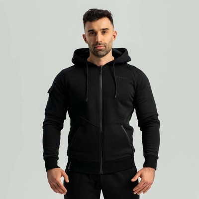 STRIX mikina so zipsom Nova Black