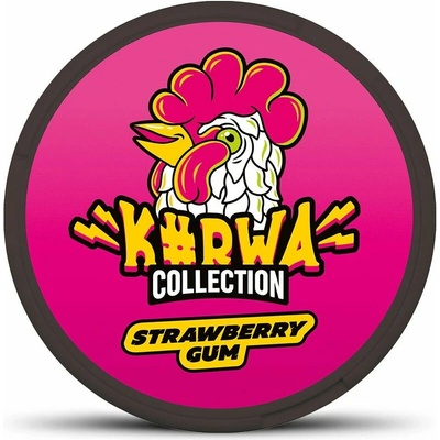 Kurwa Collection strawberry gum 12 mg 20 sáčků