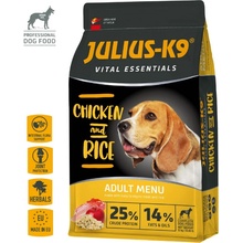 Julius K9 Adult Vital Essentials DRŮBEŽ A RÝŽE 12 kg