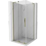 Mexen Velar L плъзгаща се душ кабина 120 x 120 cm, прозрачна, златна - 871-120-120-03-50 (871-120-120-03-50)
