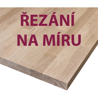 Dubová spárovka cink řezaná na míru tl. 32 mm, A/B (cena za m3)
