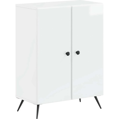 vidaXL Шкаф за баня BREDA Бял гланц 59, 5 x 31 x 80 см (897499)
