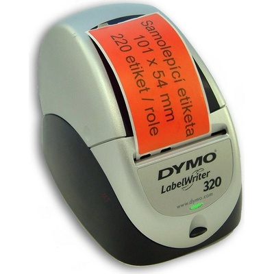 Můj-toner Etikety / Štítky Dymo Labelwriter 101x54mm červené, 99014, S0722430 - přepravní, 220ks kompatibilní