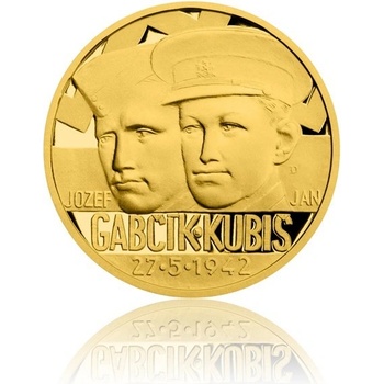 Česká mincovna Zlatý dukát Národní hrdinové Jozef Gabčík a Jan Kubiš 3,49 g