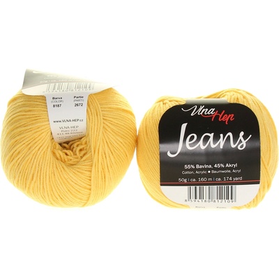 Vlna Hep Jeans 8187 žlutá